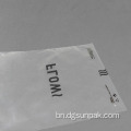 100% পুনর্ব্যবহৃত LDPE পলিব্যাগ শ্বাসরোধকারী সতর্কতামূলক ব্যাগ